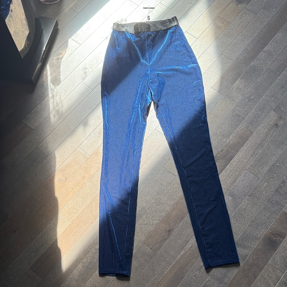 Lovers + Friends Shimmering Blue Jeggings